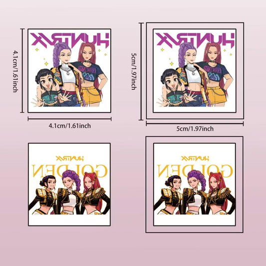 40pcs Sheets Kpop Demon Temporary Tattoos for Kids, Cartoon Kpop Hunters Birthday Party Favors Gifts for Girl Boys Home Activity Class Prizes Carnival Christmas Rewards