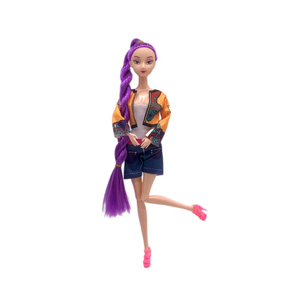 MFRMFR Demon Hunters 11.5'' Fashion Doll for,Articulated Girl Group Doll,Perfect Christmas and Birthdays Toy Gift for Girls Fans (003)