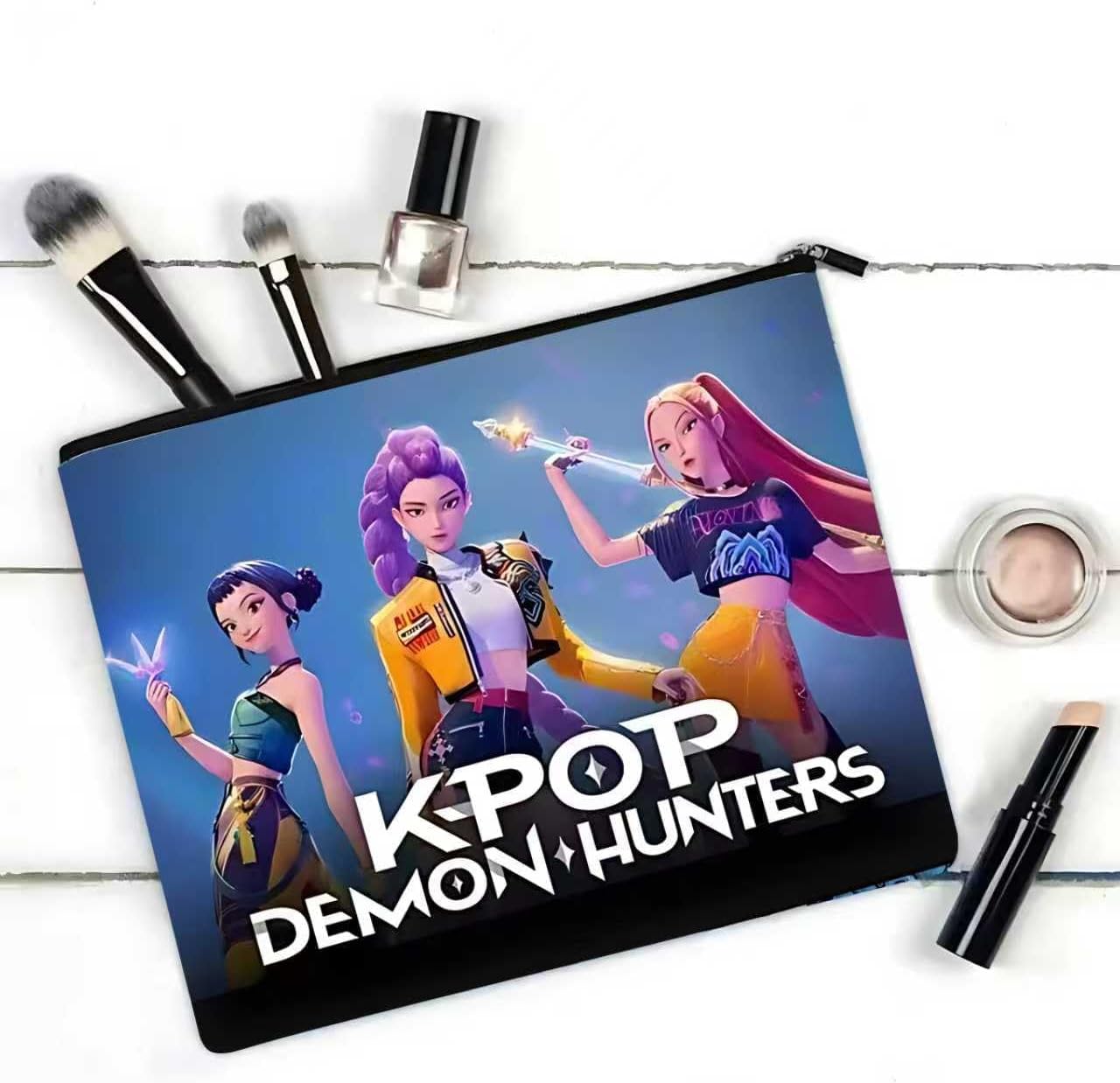 Demon Movie Hunters Element Girl's Wallet 13×11CM - Mini & Compact, Daily Commute Essential