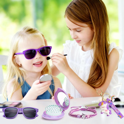 Unicorn Gift for Girls Toys with Kids Karaoke/Microphone/Headphone/DIY Water Bottle/Keychain/Bracelet/Comb, Christmas Birthday Gifts for Girls 3 4 5 6 7 8 9 10+ Year Old Girl Gift Unicorn Toys