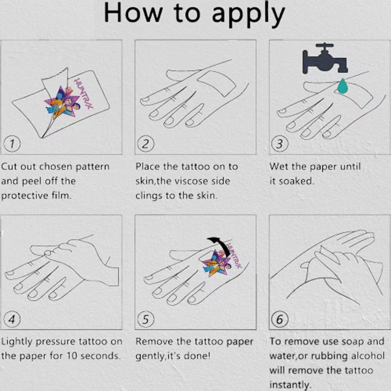 40pcs Sheets Kpop Demon Temporary Tattoos for Kids, Cartoon Kpop Hunters Birthday Party Favors Gifts for Girl Boys Home Activity Class Prizes Carnival Christmas Rewards