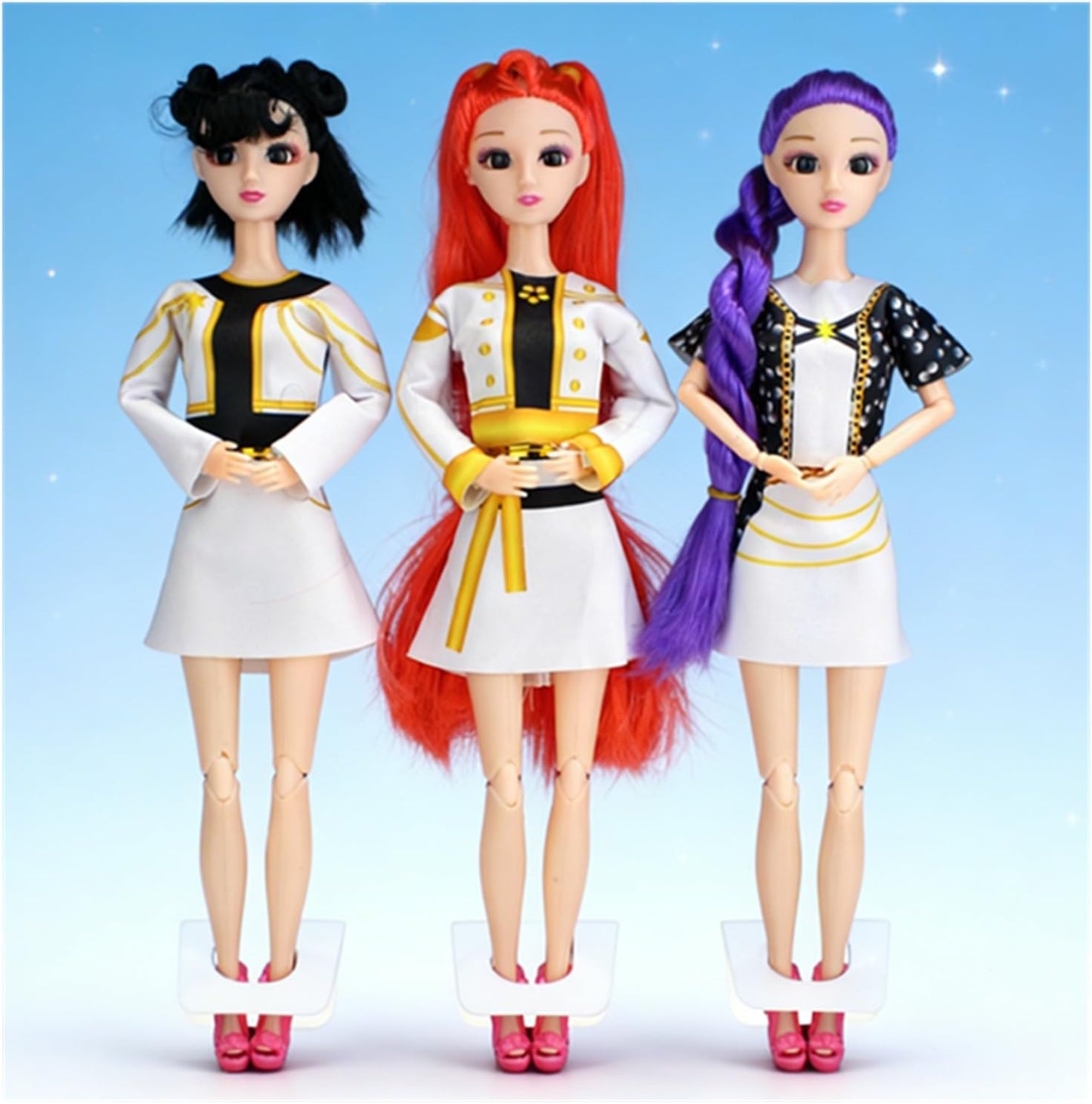11.5'' Korean Idol Movie Doll Set Anime Character Figurines Action Figures Merch Toys Decorations Fans Gifts